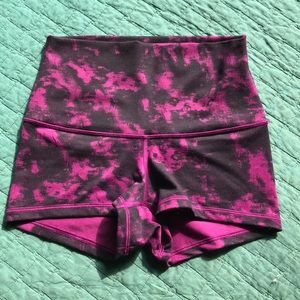 Barely worn lululemon high waisted shorts